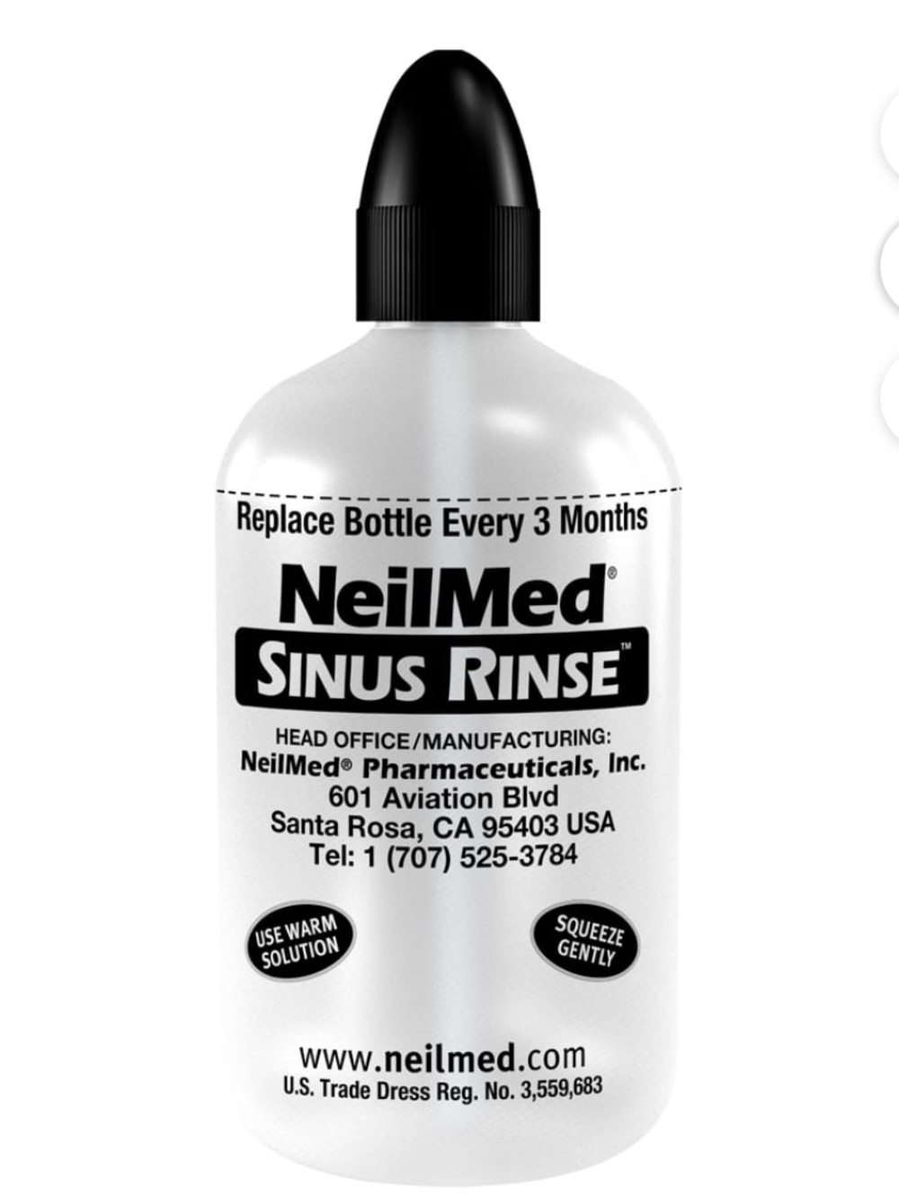 8 pack Sinus Rinse Bottle - White